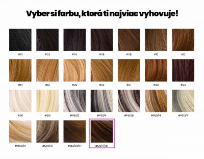 Ombré clip in vlasy, 50cm, 115g, farba M1/27/30