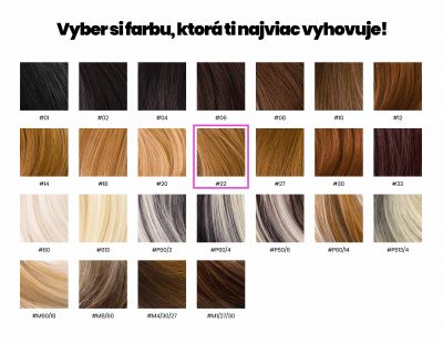 Špinavé blond clip in vlasy, 50cm, 115g, farba 22