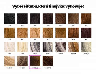 Ombré clip in vlasy, 50cm, 115g, farba M4/30/27