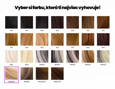 Ombré clip in vlasy, 60cm, 115g, farba M60/18