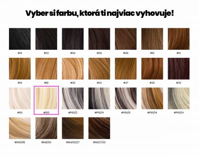 Najsvetlejšie blond clip in vlasy, 50cm, 115g, farba 613