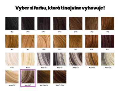 Ombré clip in vlasy, 60cm, 115g, farba M8/60