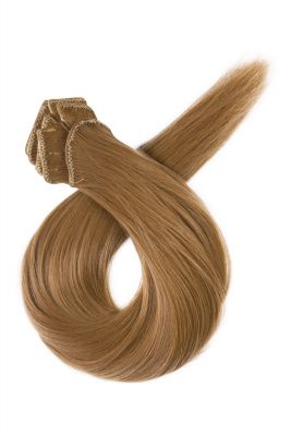 Špinavé blond clip in vlasy, 70cm, 180g, farba 22
