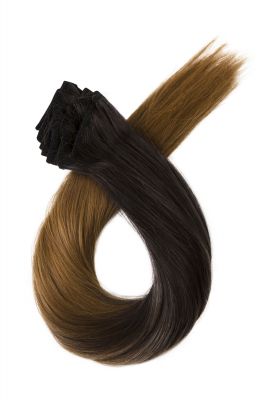 Ombré clip in vlasy, 50cm, 115g, farba M4/30/27