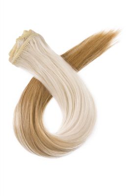 Ombré clip in vlasy, 50cm, 115g, farba M60/18