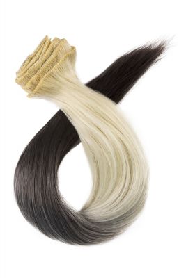 Ombré clip in vlasy, 50cm, 115g, farba M613/4