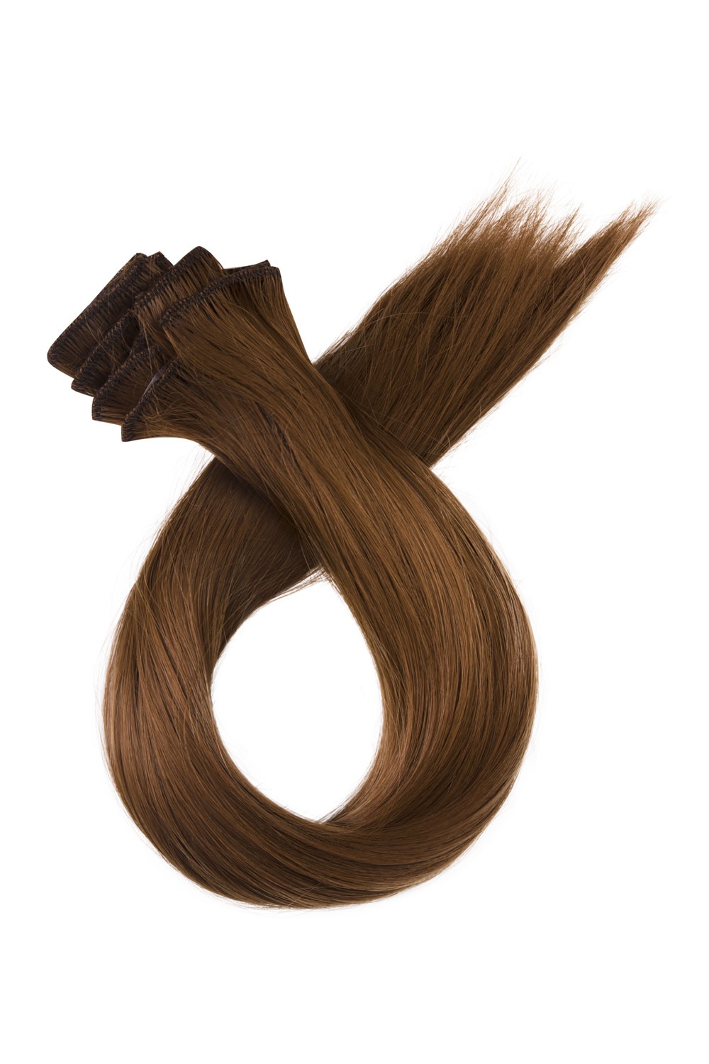 Svetlo hnedé clip in vlasy, 70cm, 180g, farba 12