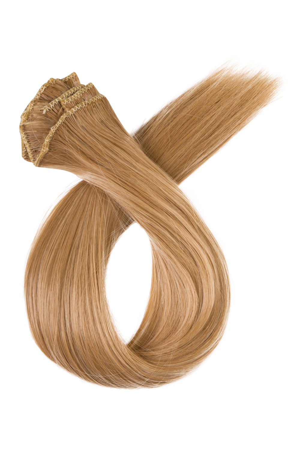 Svetlé blond clip in vlasy, 70cm, 180g, farba 20